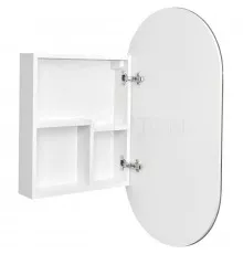 Зеркальный шкаф 50х90 см белый глянец R Акватон Оливия 1A254502OL010