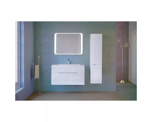 Купить Зеркало 91,5х68,5 см Jorno Modul Mol.02.92/W в магазине сантехники Santeh-Crystal.ru