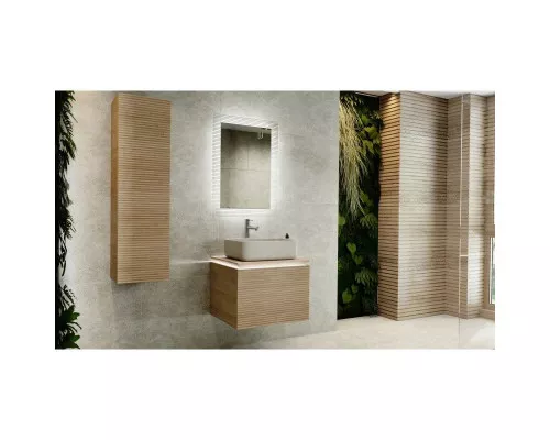 Приобрести Зеркало 60х80 см Jorno Karat Kar.02.60/P/W в магазине сантехники Santeh-Crystal.ru