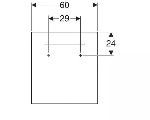 Заказать Зеркало 60х65 см Geberit Renova Compact 862360000 в магазине сантехники Santeh-Crystal.ru