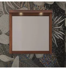 Зеркало 78х78 см светлый орех Opadiris Мираж