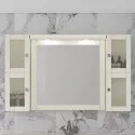 Зеркальный шкаф 124х78 см слоновая кость Opadiris Мираж Зеркальный шкаф 124х78 см слоновая кость Opadiris Мираж