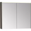 Зеркальный шкаф 82х69,5 см антрацит глянец Vitra Mirrors 66911 Зеркальный шкаф 82х69,5 см антрацит глянец Vitra Mirrors 66911