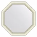 Зеркало 56х56 см белый с серебром Evoform Octagon BY 7437