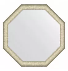 Зеркало 70х70 см брашированное серебро Evoform Octagon BY 7423