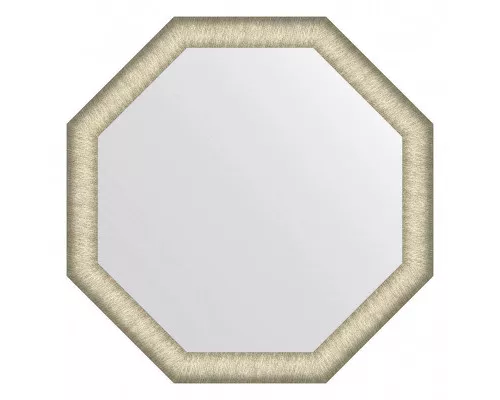 Заказать Зеркало 60х60 см брашированное серебро Evoform Octagon BY 7422 в магазине сантехники Santeh-Crystal.ru