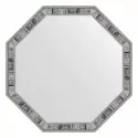 Зеркало 64х64 см состаренное дерево Evoform Octagon BY 7420