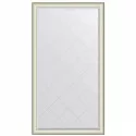 Зеркало 109х200 см белая кожа с хромом Evoform Exclusive-G floor BY 6394 Зеркало 109х200 см белая кожа с хромом Evoform Exclusive-G floor BY 6394