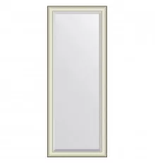 Зеркало напольное 109х200 см белая кожа с хромом Evoform Exclusive floor BY 6192