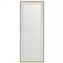 Зеркало 58х148 см белая кожа с хромом Evoform Definite BY 7628
