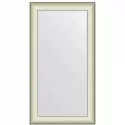 Зеркало 58х108 см белая кожа с хромом Evoform Definite BY 7627