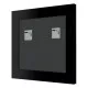 Купить Зеркало 56х56 см черный Evoform Definite BY 7462 в магазине сантехники Santeh-Crystal.ru