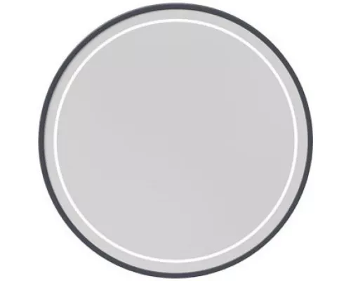 Приобрести Зеркало 80х80 см графит матовый Caprigo Контур М-188S-L810 в магазине сантехники Santeh-Crystal.ru