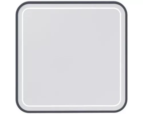 Заказать Зеркало 80х80 см графит матовый Caprigo Контур М-288S-L810 в магазине сантехники Santeh-Crystal.ru