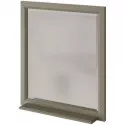 Зеркало 72,5х81,4 см серый матовый Caprigo Jardin 10431-B021