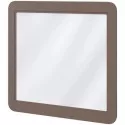 Зеркало 90х90 см шоколад матовый Caprigo Jersey 34331-L809