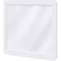 Зеркало 90х90 см белый матовый Caprigo Jersey 34331-L811
