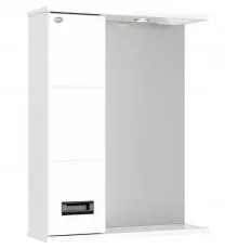 Зеркальный шкаф 58х71,2 см белый глянец L Onika Балтика 205848
