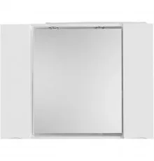 Зеркальный шкаф 100х75 см Bianco Lucido BelBagno Marino MARINO-SPC-1000/750-2A-BL-P