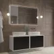 Приобрести Зеркало 140х80см Cezares Duet CZR-SPC-DUET-1400-800-LED-TCH в магазине сантехники Santeh-Crystal.ru