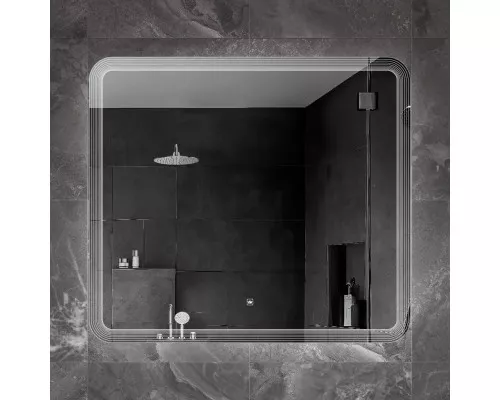 Купить Зеркало 90х80см Cezares Duet CZR-SPC-DUET-900-800-LED-TCH в магазине сантехники Santeh-Crystal.ru