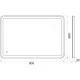 Заказать Зеркало 90х60 см BelBagno Marino SPC-MAR-900-600-LED-TCH в магазине сантехники Santeh-Crystal.ru