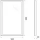 Купить Зеркало 50х80 см BelBagno SPC-GRT-500-800-LED-BTN в магазине сантехники Santeh-Crystal.ru