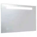Jacob Delafon Formilia EB1042-NF Зеркало с подсветкой, часами, Анти-Пар, 100x65 см