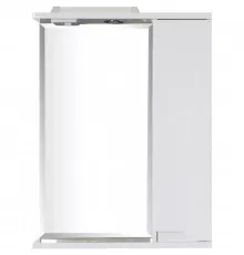Зеркальный шкаф 60х75 см белый R ASB-Mebel Бари