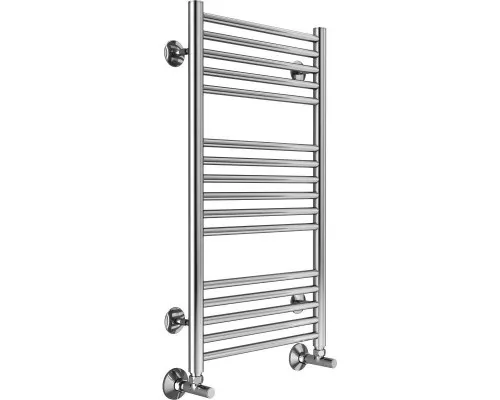 Заказать Полотенцесушитель водяной 780х482 подключение нижнее Terminus Аврора П16 в магазине сантехники Santeh-Crystal.ru