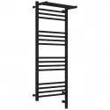 Полотенцесушитель электрический 1000х400 черный матовый МЭМ правый Сунержа Богема с полкой 3.0 31-5807-1040