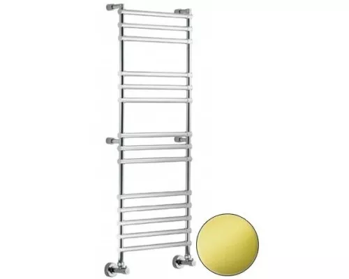 Купить Полотенцесушитель водяной Margaroli Sole 464/470-14 золото в магазине сантехники Santeh-Crystal.ru