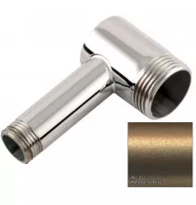 Уголок переходной 1" нар.р. - 1/2" нар.р. золотой матовый Сунержа 032-1506-0112