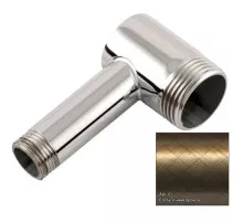 Уголок переходной 1" нар.р. - 1/2" нар.р.состаренная бронза Сунержа 05-1506-0112