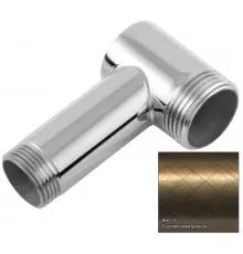 Уголок переходной 1" нар.р. - 3/4" нар.р. состаренная бронза Сунержа 05-1506-0134