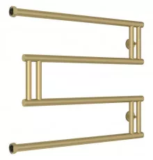 Полотенцесушитель водяной 500x650 шампань матовая Сунержа High-Tech+ model "M" 022-4050-5065