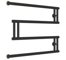 Полотенцесушитель водяной 500x650 темный титан муар Сунержа High-Tech+ model "M" 15-4050-5065