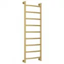 Полотенцесушитель водяной 1200х400 золотой матовый Сунержа Галант+ 032-0200-1240