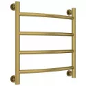 Полотенцесушитель водяной 500х500 состаренная латунь Сунержа Галант+ 051-0200-5050