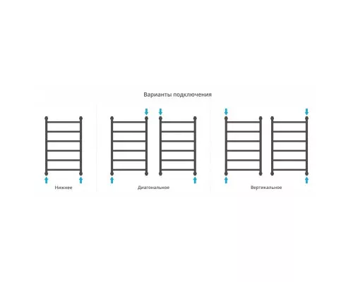 Купить Полотенцесушитель водяной 800х500 шампань матовая Сунержа Галант+ 022-0200-8050 в магазине сантехники Santeh-Crystal.ru