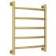 Приобрести Полотенцесушитель водяной 600х500 золотой матовый Сунержа Галант+ 032-0200-6050 в магазине сантехники Santeh-Crystal.ru
