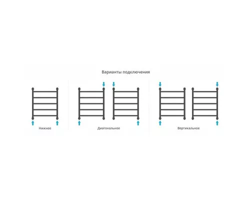 Купить Полотенцесушитель водяной 600х500 античное белое золото Сунержа Галант+ 10-0200-6050 в магазине сантехники Santeh-Crystal.ru