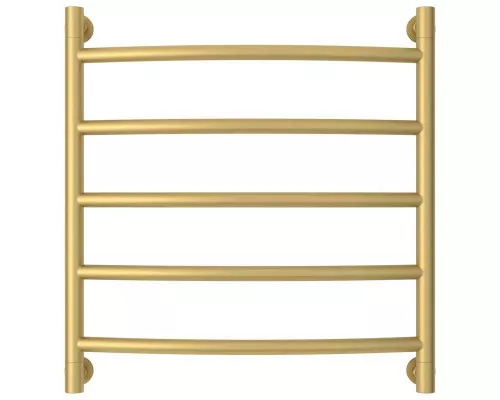 Купить Полотенцесушитель водяной 600х600 золотой матовый Сунержа Галант+ 032-0200-6060 в магазине сантехники Santeh-Crystal.ru