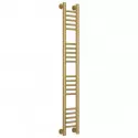 Полотенцесушитель водяной 1200х150 золотой матовый Сунержа Богема+ 032-0220-1215