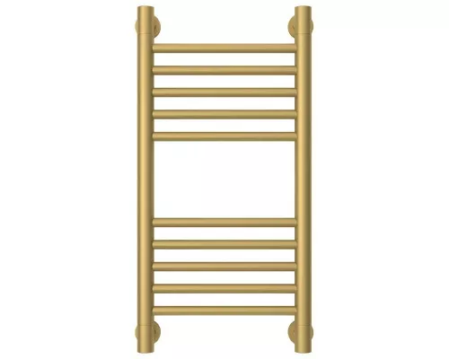 Заказать Полотенцесушитель водяной 600х300 золотой матовый Сунержа Богема+ 032-0220-6030 в магазине сантехники Santeh-Crystal.ru