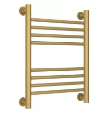 Полотенцесушитель водяной 500х400 перемычка выгнутая золотой матовый Сунержа Богема+ 032-0221-5040