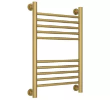 Полотенцесушитель водяной 600х400 перемычка выгнутая золотой матовый Сунержа Богема+ 032-0221-6040
