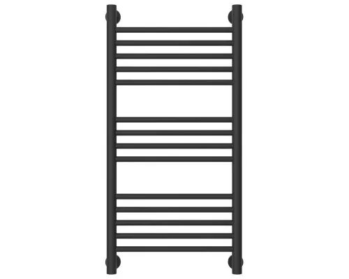 Заказать Полотенцесушитель водяной 800х400 перемычка выгнутая темный титан муар Сунержа Богема+ 15-0221-8040 в магазине сантехники Santeh-Crystal.ru