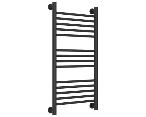 Заказать Полотенцесушитель водяной 800х400 перемычка выгнутая темный титан муар Сунержа Богема+ 15-0221-8040 в магазине сантехники Santeh-Crystal.ru