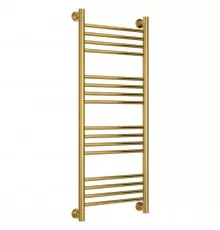 Полотенцесушитель водяной 1000х400 перемычка выгнутая золотой Богема+ 03-0221-1040